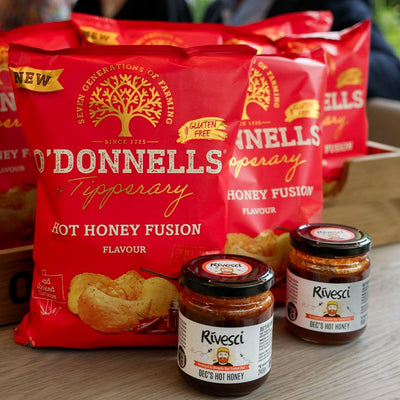 O'Donnell's X Rívesci - Hot Honey Fusion Flavour Crisps
